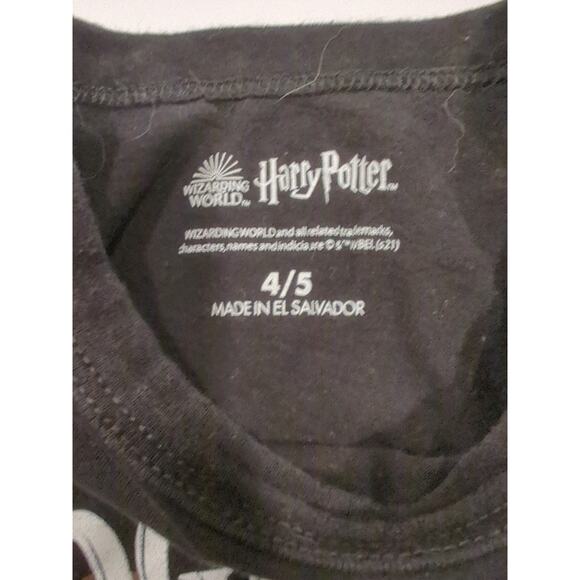 New Without Tags Harry Potter 4/5 Hogwarts Express Long Sleeve Black Tee - Picture 2 of 4